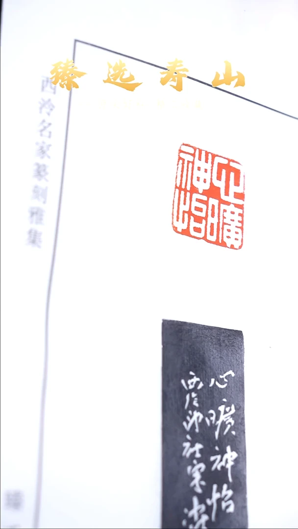 寿山石印石西泠宋涛印谱本