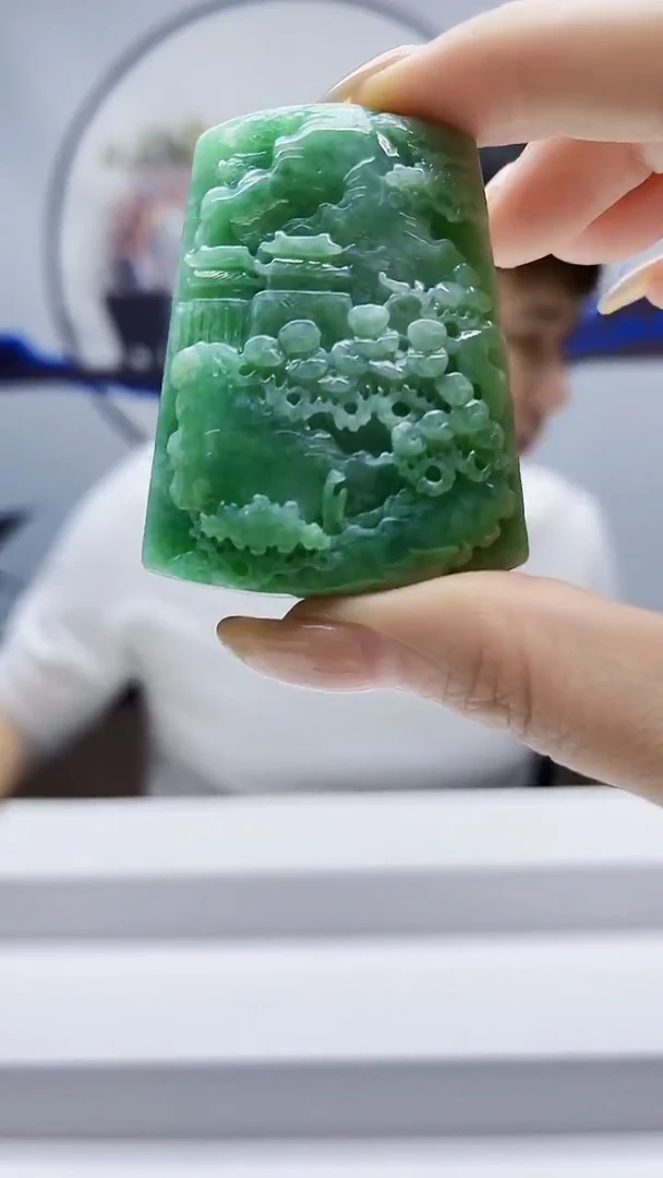 未镶嵌定制翡翠毛货挂件61