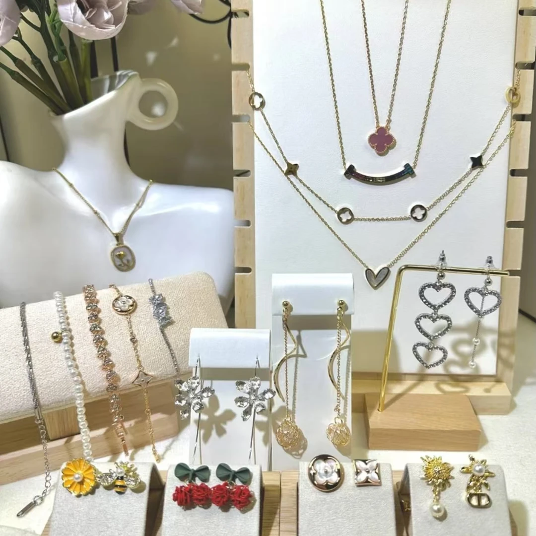 铜合金耳饰 耳钉项链