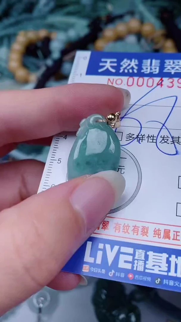 翡翠未镶嵌颈饰00004399