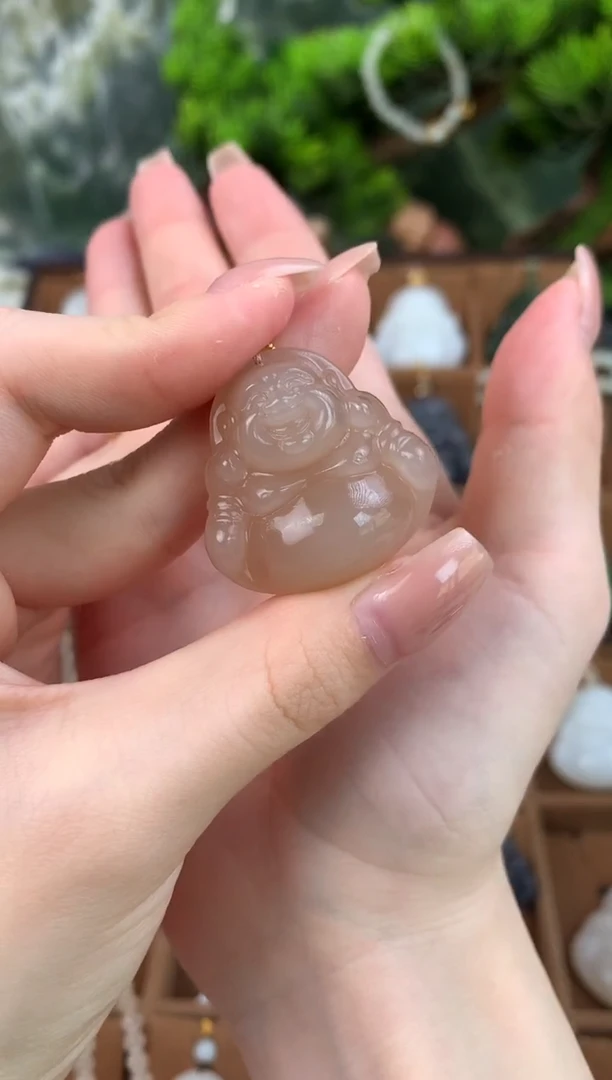 颈饰未镶嵌和田玉吊坠30mm（不含链）