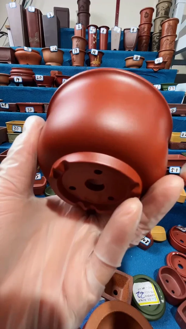 【闪购商品】紫砂紫砂花盆7.5*4.5