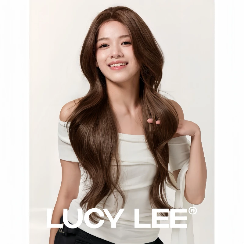 LUCYLEE【免修剪-宝宝格丽女孩】精修蜜糖棕卷发假发头套小圆圆不圆