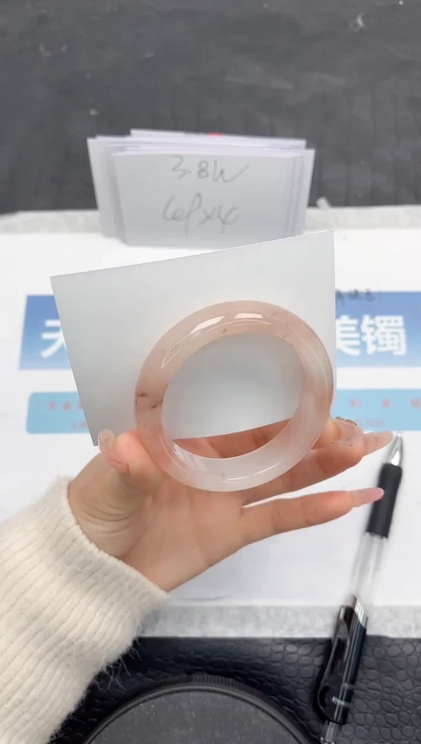 【闪购商品】石英质玉手镯未镶嵌Y309-52.2