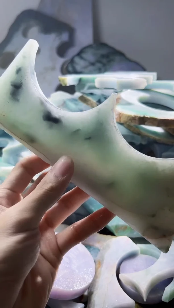 翡翠裸石缅甸翡翠A货陈71