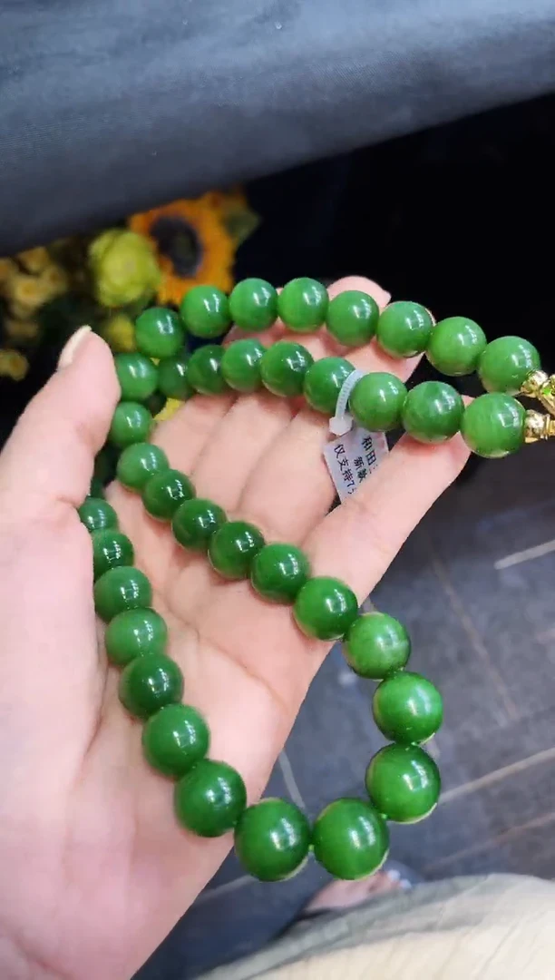 项链未镶嵌和田玉12MM 多样性发一Z