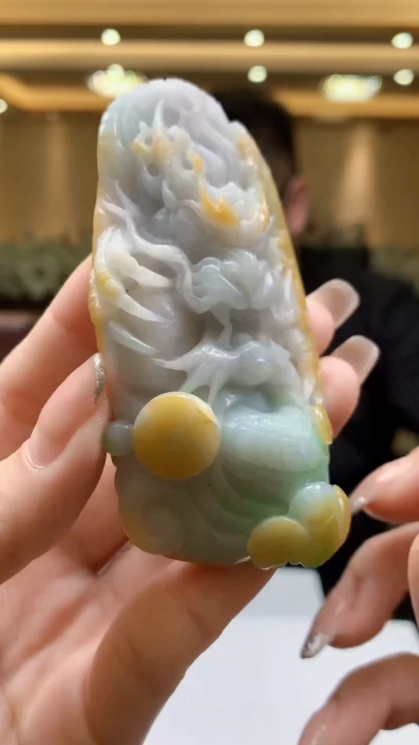 定制翡翠未镶嵌1089ry-毛货挂件20