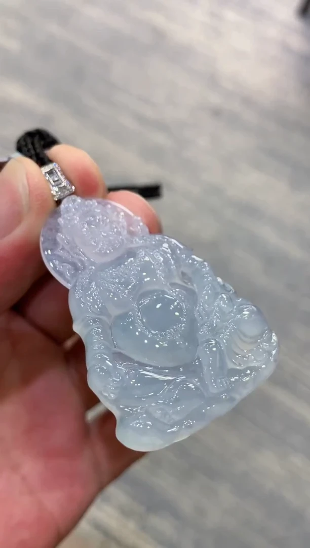 颈饰未镶嵌翡翠天然A货翡翠