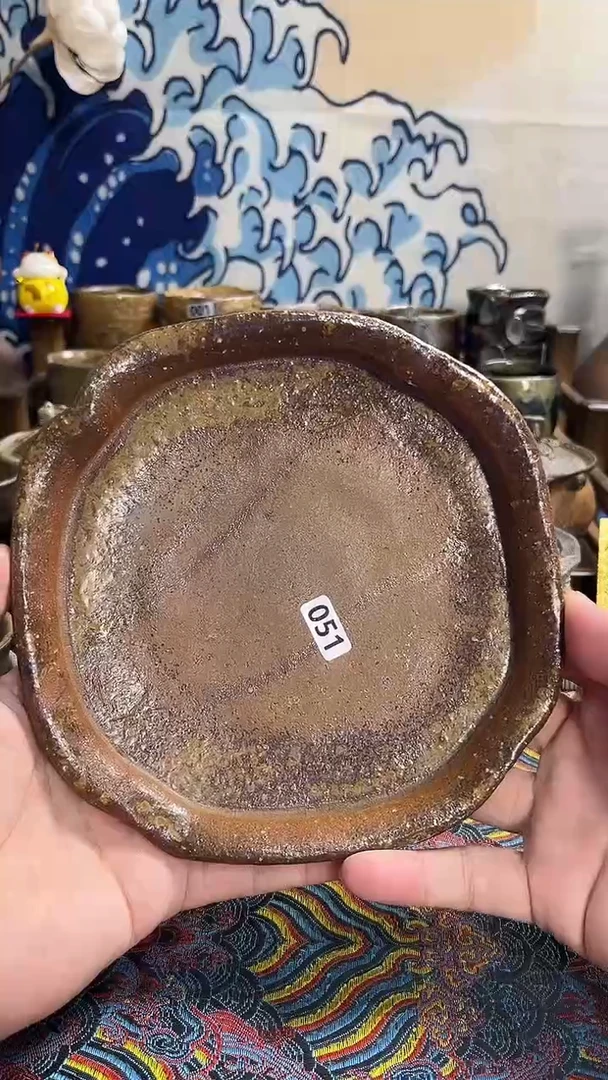 壶承日式备前烧茶具茶器茶周边