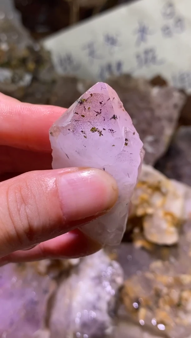 未镶嵌珠宝半成品水晶46号四川超七花园水晶