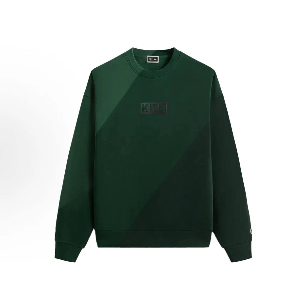 KITH x BMW 拼色拼接圆领套头舒适长袖卫衣 男款 活力