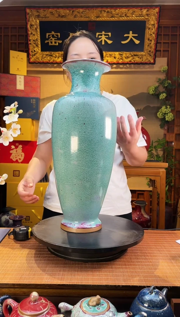 摆件大宋官窑【1#观音瓶】雍容大气