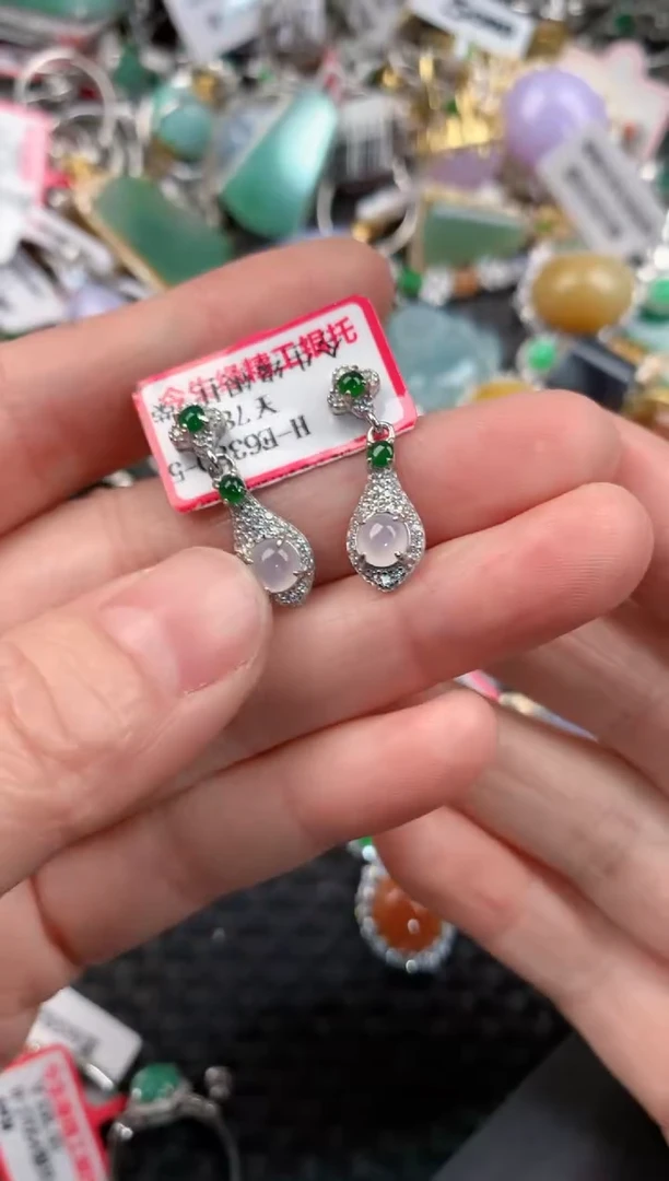 银S925镶嵌戒指翡翠13-13-13     8