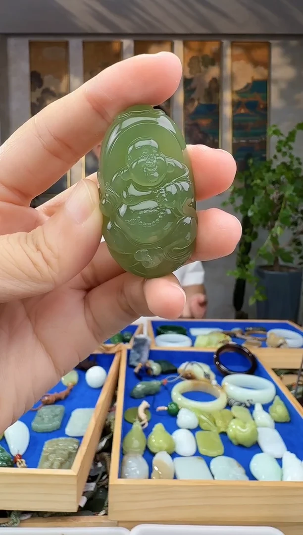 未镶嵌和田玉挂件拍一发一