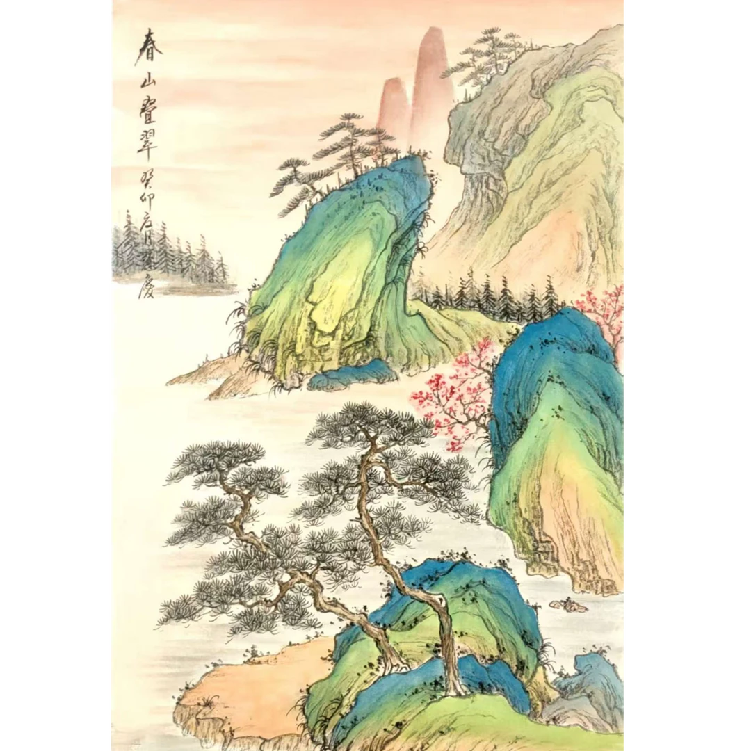 郭老师/2.7平尺/山水/手绘作品