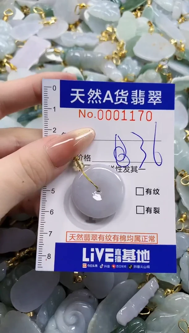 颈饰未镶嵌翡翠天然A货翡翠