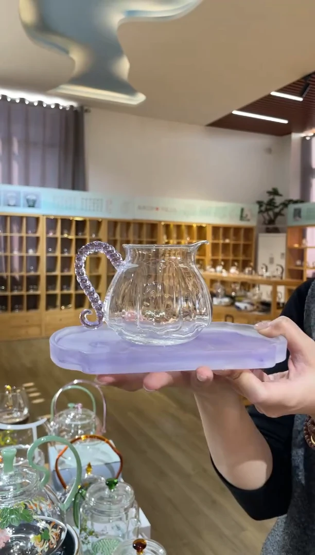 手工艺品玻璃紫把新品公杯啊啊