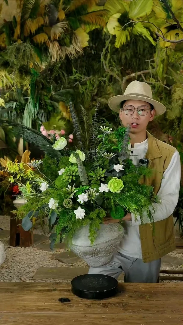 永生花一物一拍连花带瓶