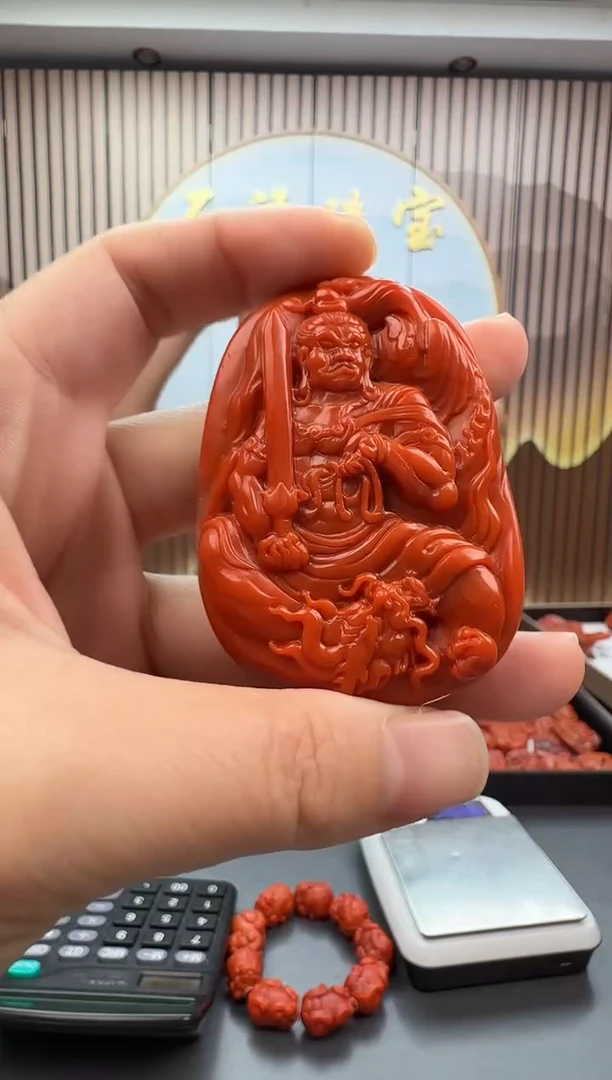 未镶嵌雕刻南红玛瑙090ZB1120产品一个