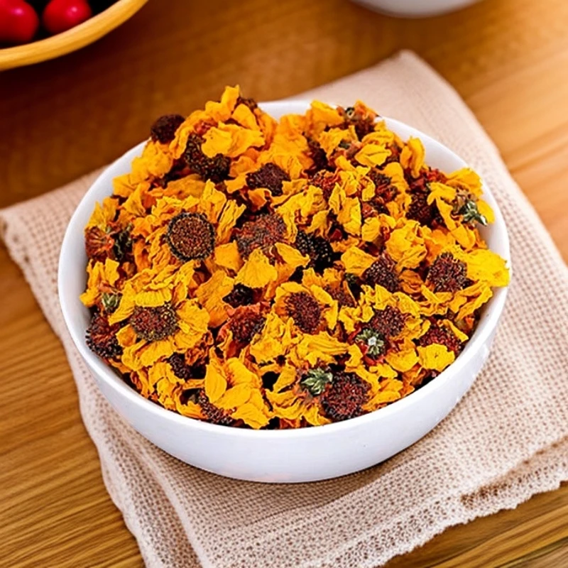 昆仑雪菊高海拔新疆特产级昆仑山红血菊天山菊花茶正宗浓郁花香