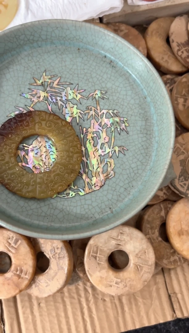 瓷片手工，手绘，瓷器1