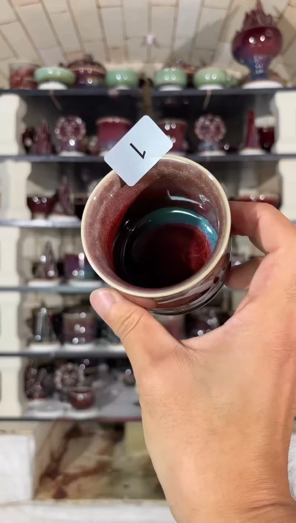 摆件精品窑变钧瓷茶器
