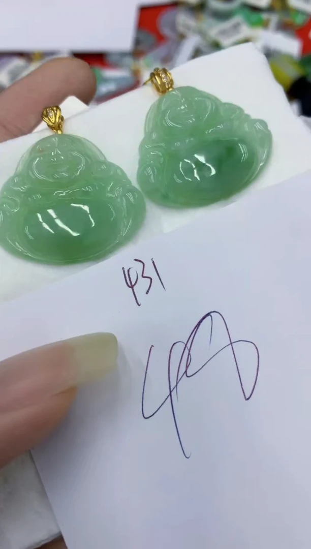 翡翠未镶嵌颈饰11111111111多样性发其一