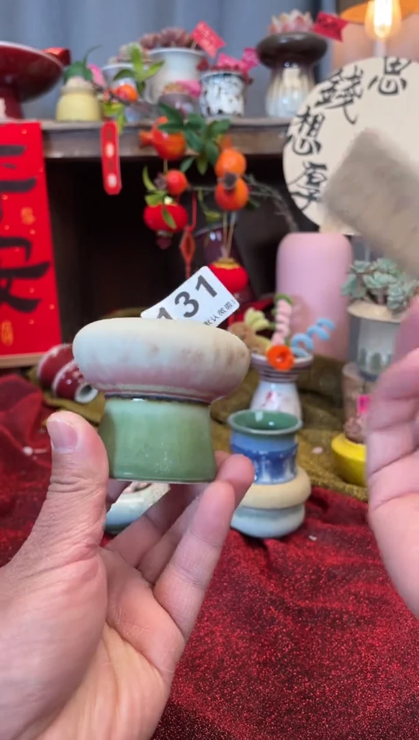 【闪购商品】摆件131知木小芳花盆