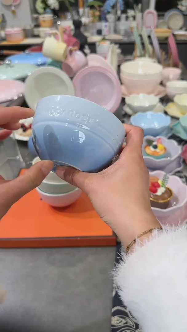 【闪购商品】瓷四色米饭碗