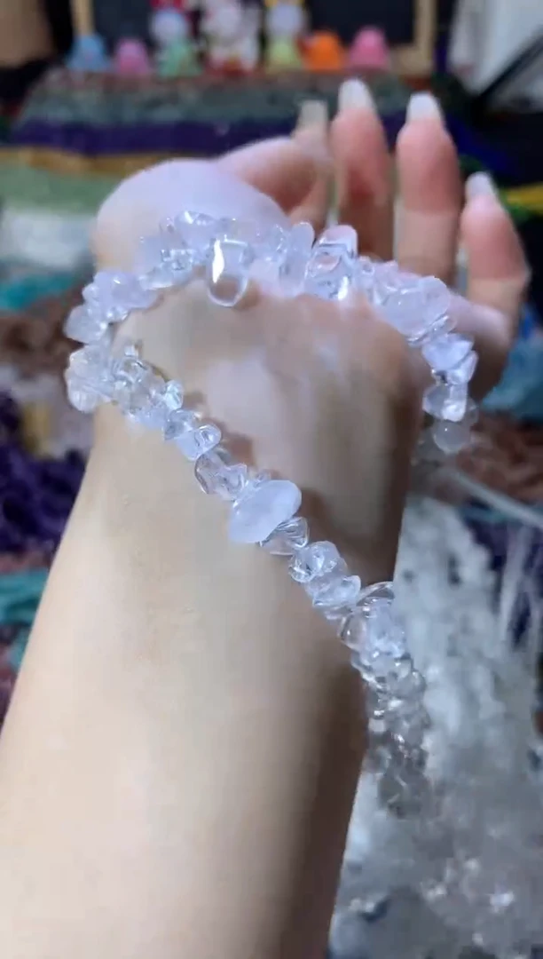 水晶珠宝半成品未镶嵌白水晶