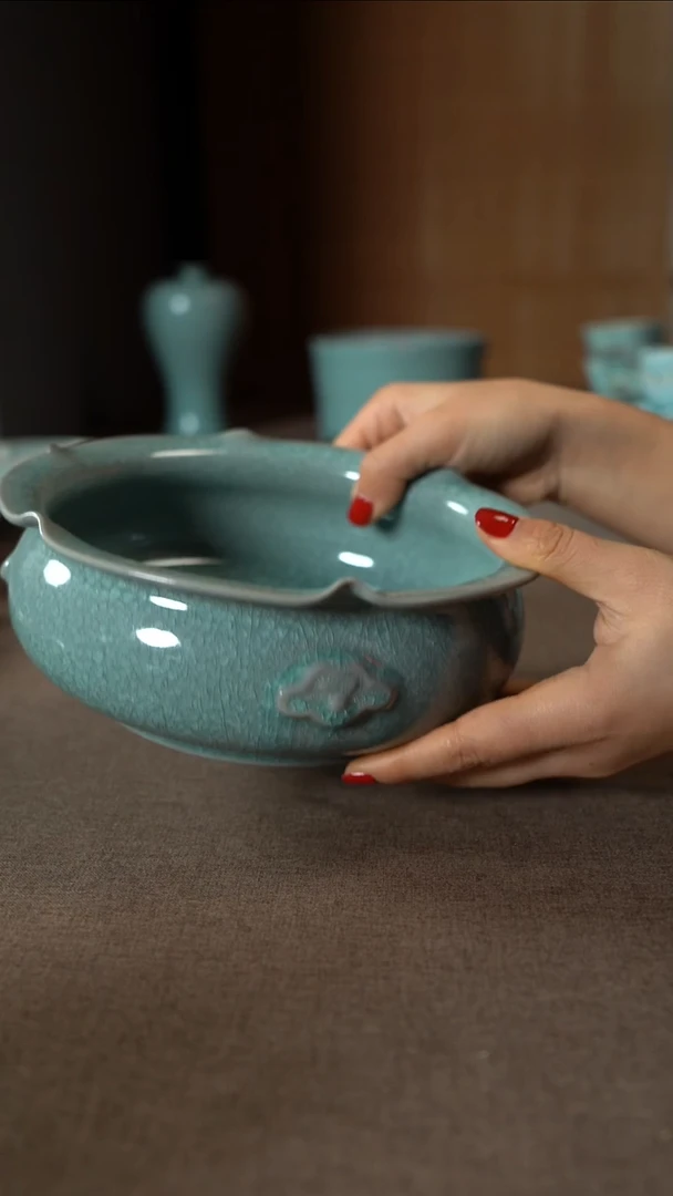 【闪购商品】汝瓷主人杯碗壶瓶樽洗