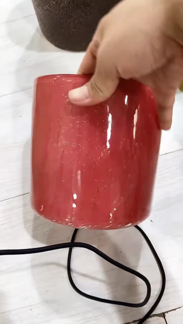 慕忆家手作琉璃花瓶15*15