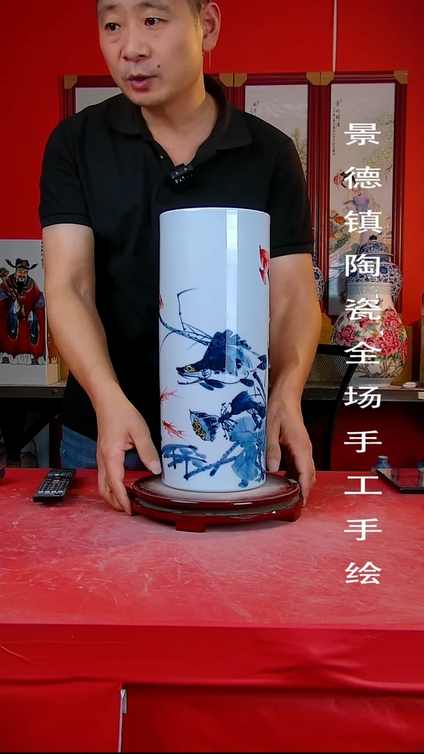 摆件景德镇陶瓷 全场手工手绘