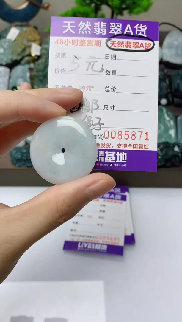 翡翠未镶嵌颈饰