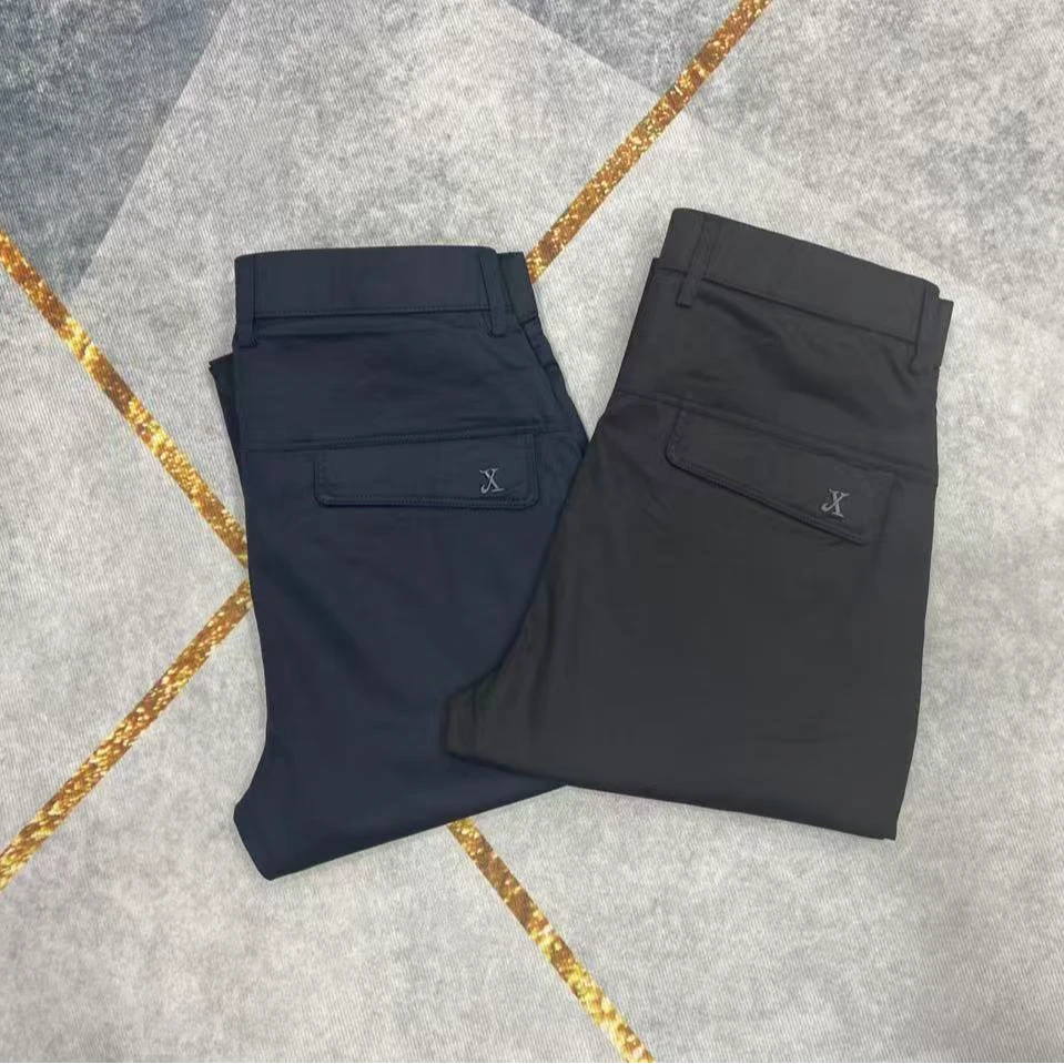 2502款春夏男士休闲裤轻奢男裤时尚百搭夏季弹力商务修身简约男裤