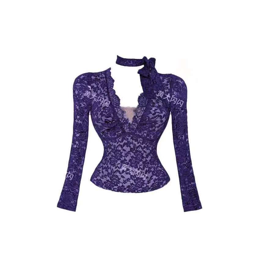 【闪闪推荐】随拍新款女人味定制纯欲风性感上衣SSY1507