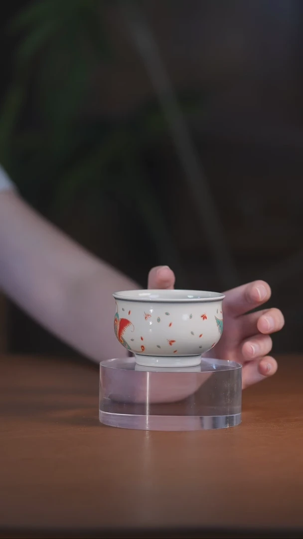 红绿彩蝴蝶卢士杯