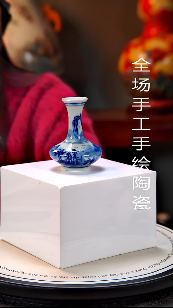 摆件陶景德镇手绘陶瓷2