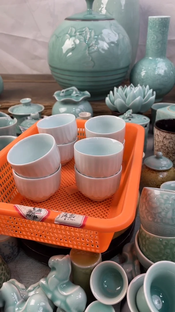 【闪购商品】8个 特价福利 微瑕 慧仙青瓷