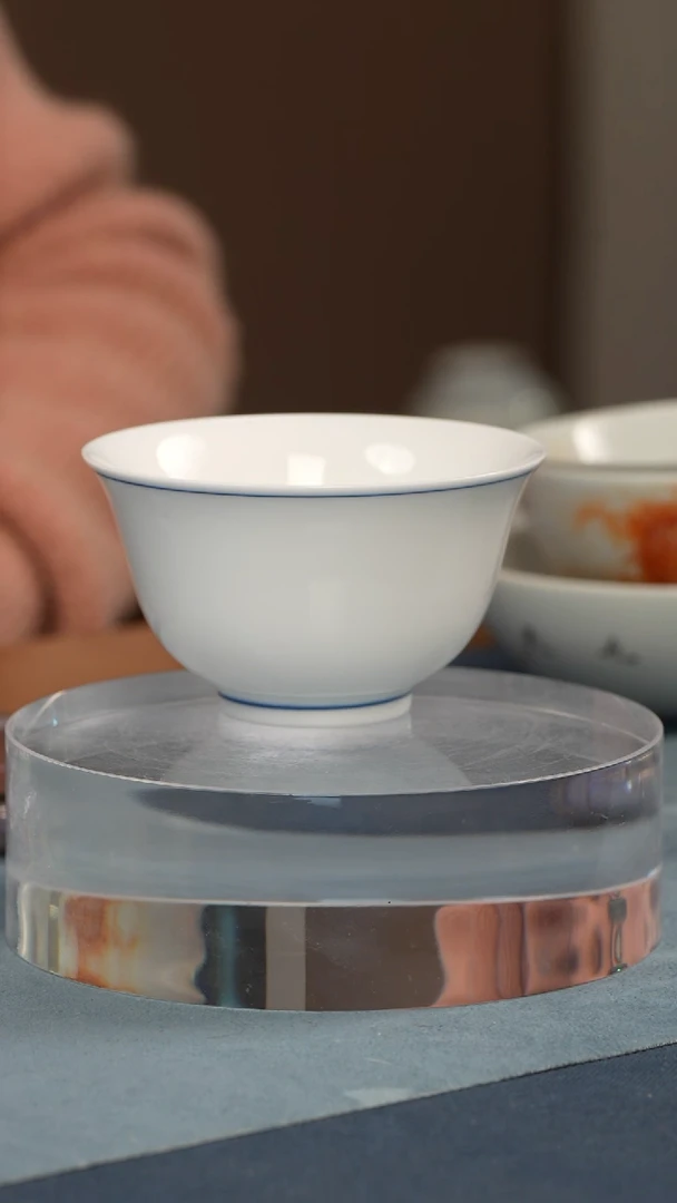 杯子瓷景德镇 撇口杯