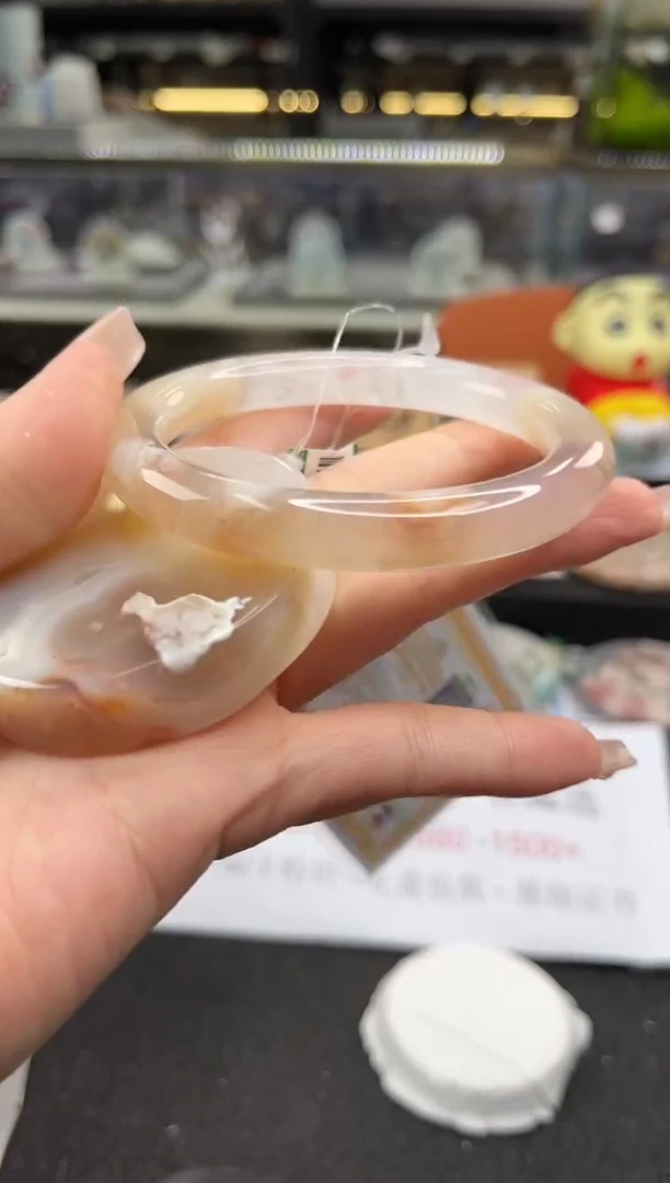 未镶嵌手镯石英质玉59圈口 （赠品镯心）3110195