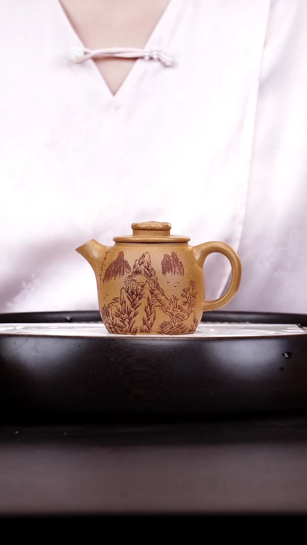 茶壶紫砂悦茗壶紫砂壶        17（黄金段）