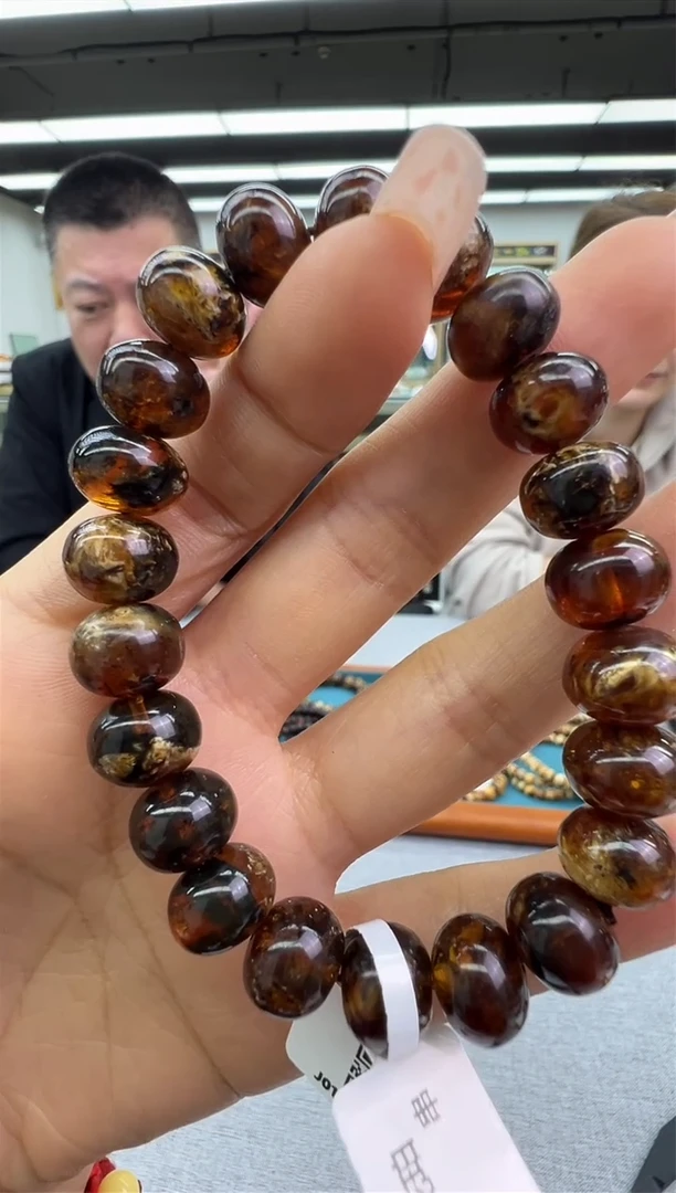 【闪购商品】琥珀手链未镶嵌129秒拍号