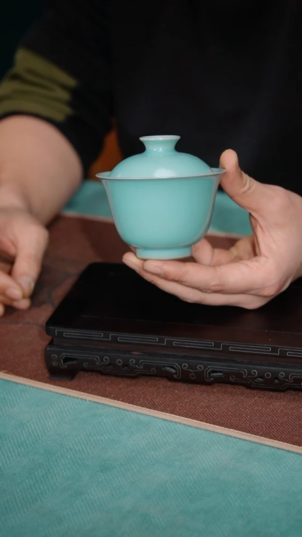 【闪购商品】67-3芙蓉月（天青微蓝 不完美）送杯