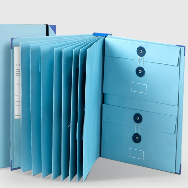 马尼拉口袋文件风琴收纳袋文件袋收纳袋