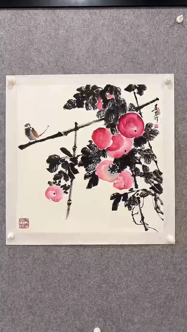 国画娄茗-4平尺-国画作品