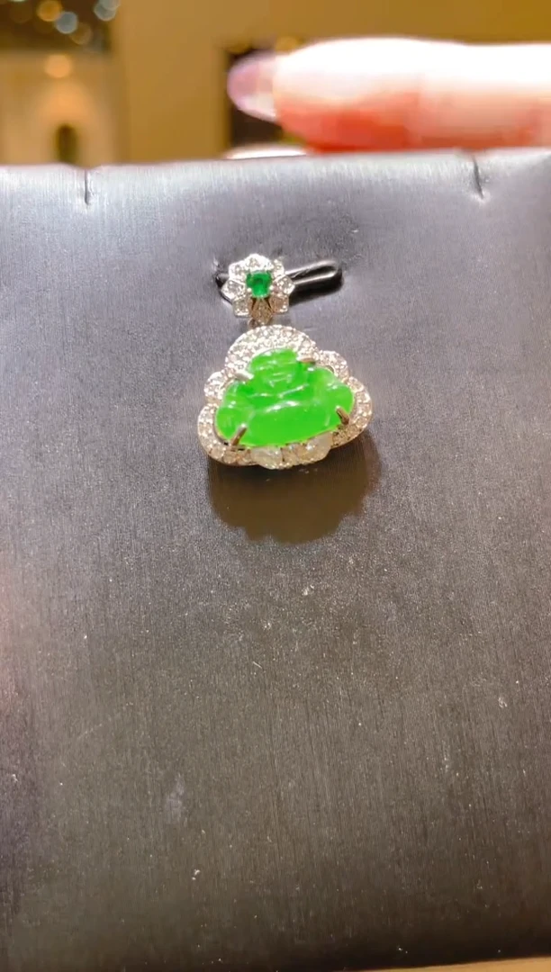 翡翠未镶嵌吊坠(不含链)A3