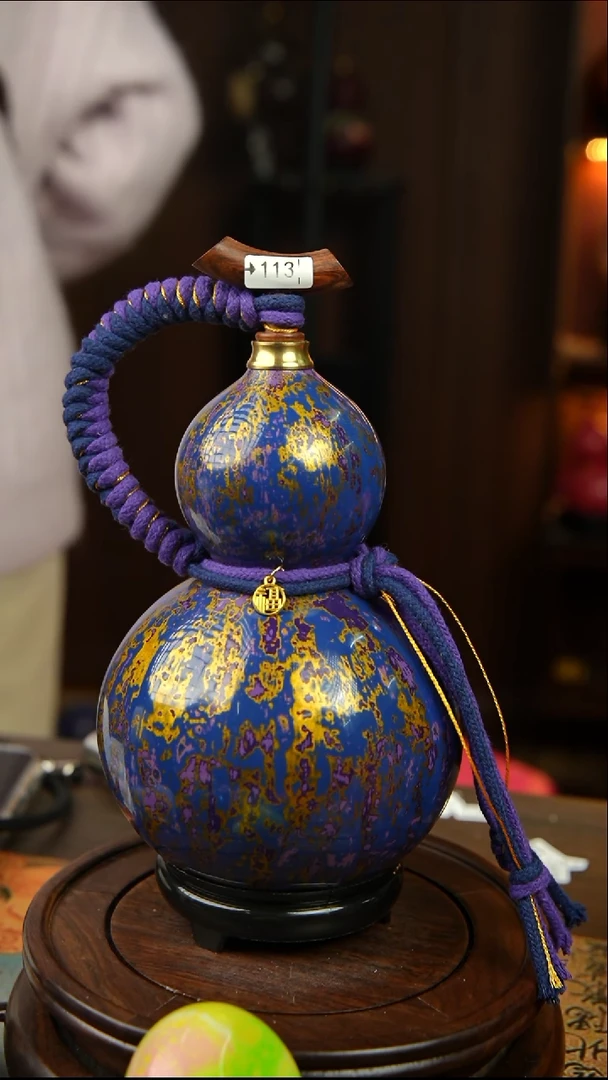 113号500ml左右非遗大漆酒葫芦