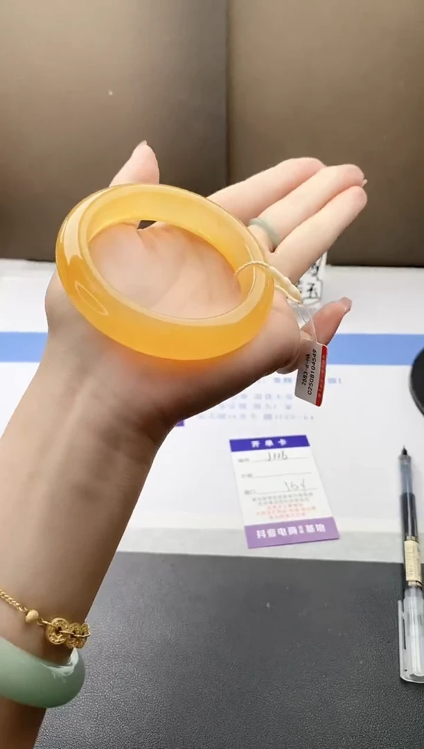 石英质玉手镯未镶嵌j16-HA多样性发货56+
