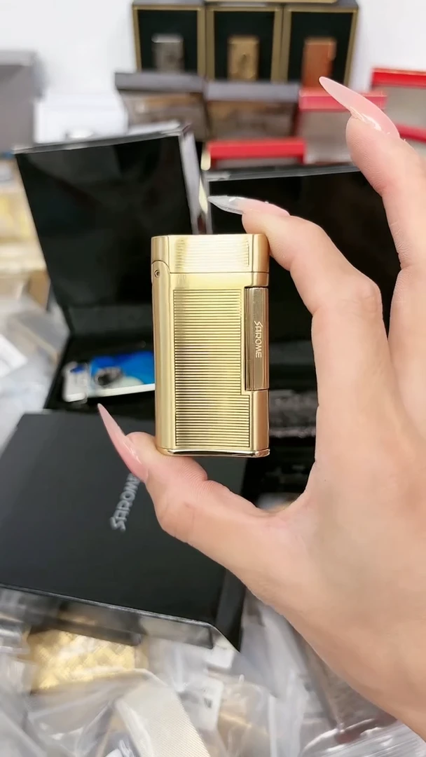 纯铜037气体打火机莎乐美金